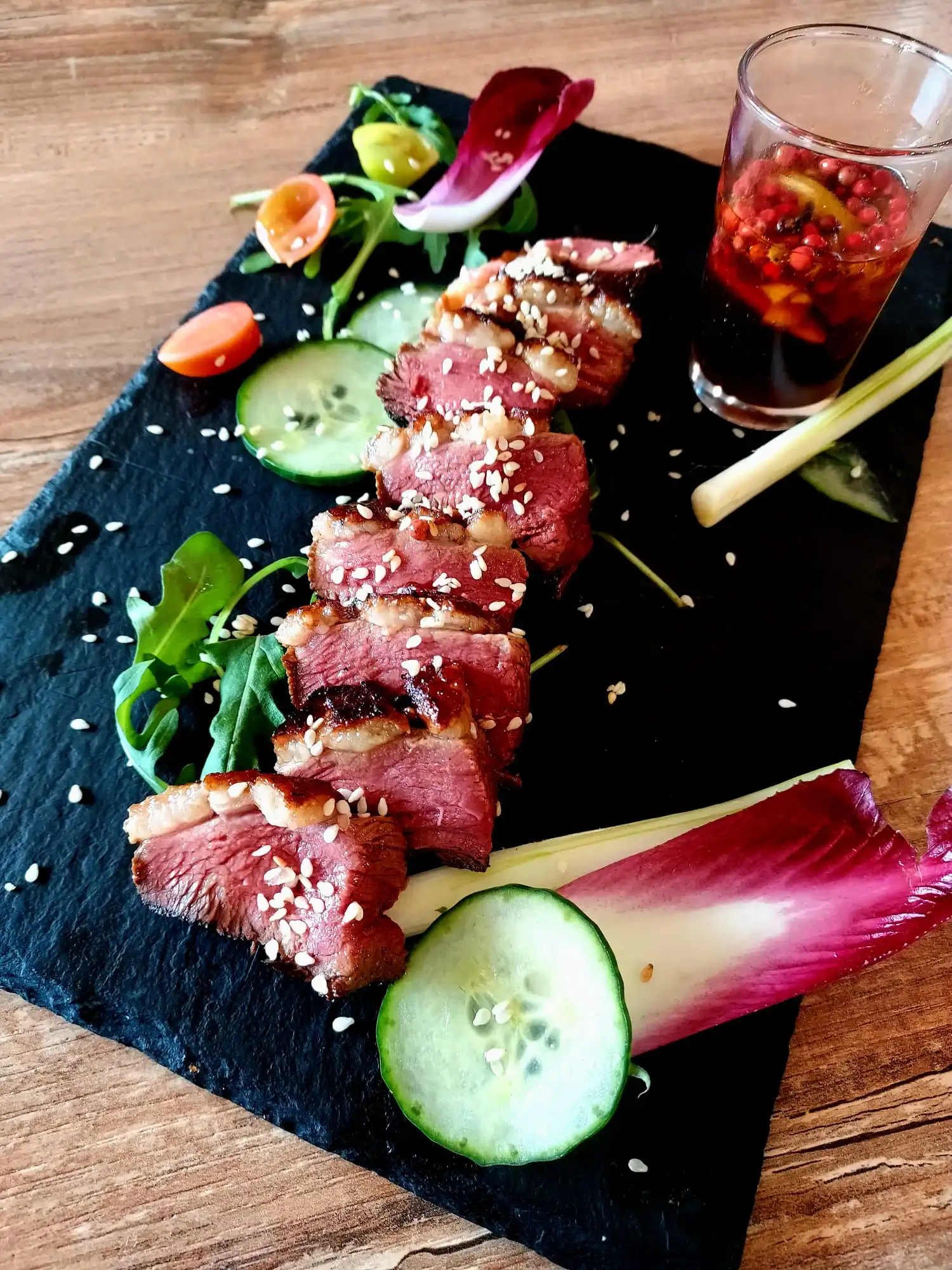 Tataki de magret de canard